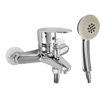 Смеситель САТУРН в ванную шаровый кор. нос 48009